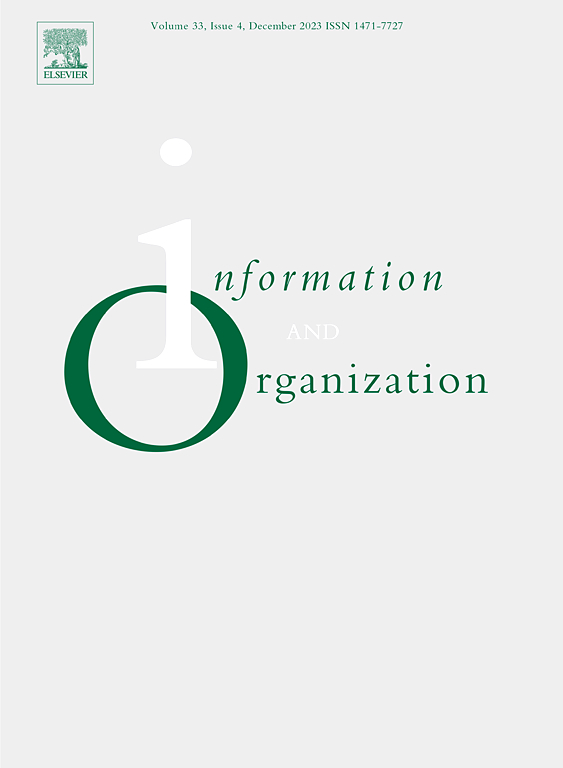 Go to journal home page - Information and Organization